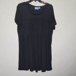 Simply Vera Vera Wang Dress Size XL Black Pockets